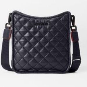 MZ Wallace Black Quilted Crossbody Bag